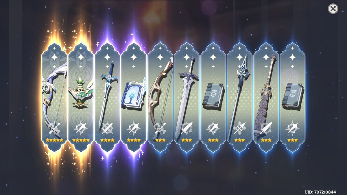 takrym_'s tweet photo. @kxlee88 I wanted Xianyuns weapon so don't know if this counts as lucky xD https://t.co/awpyGQry8S
