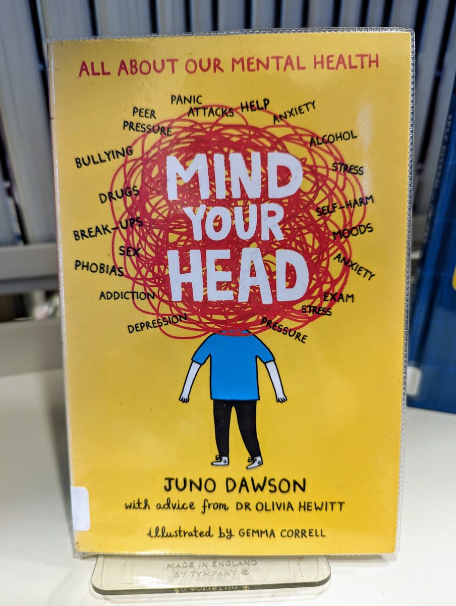 BishyLibrary's tweet photo. It's #ChildrensMentalHealthWeek  The library has lots of books to help you understand, manage and improve your mental health and wellbeing 😊📚❤ Reading can also help you to feel calm and reduce stress.  Come and have a browse today! #ShelfHelp  
@BishopbriggsAC @BishyBulletin https://t.co/drOAbeomA0