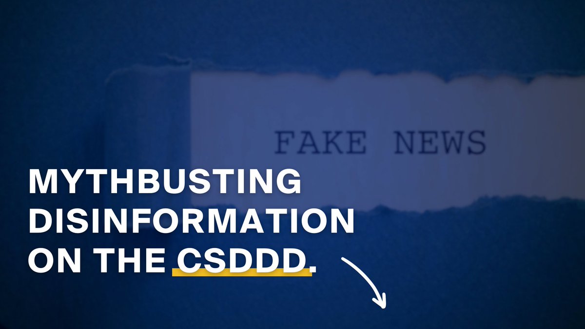 ECCJorg's tweet photo. The #CSDDD is at a make-or-break moment.

But this EU milestone in holding corporations accountable is also a target of #FakeNews🚨

Let's debunk the myths &amp; set the record straight ahead of the @EUCouncil's agreement🧵 https://t.co/lev8FOeItZ