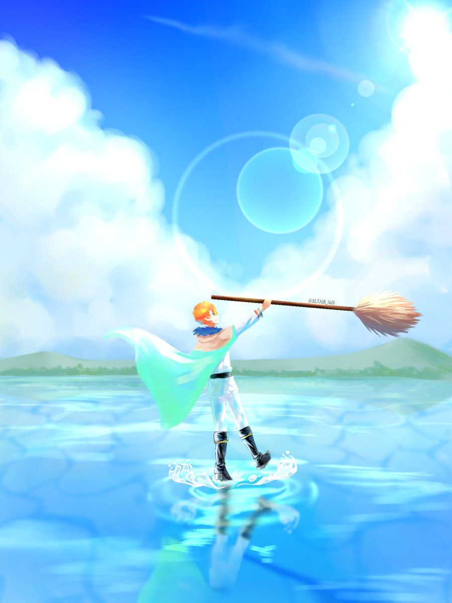 𝕾𝕶𝖄🌥️🌥️🌥️
-----------------
Do not repost ✖️✖️✖️
#blackclover
#Blackcloverfanart 
#Langris