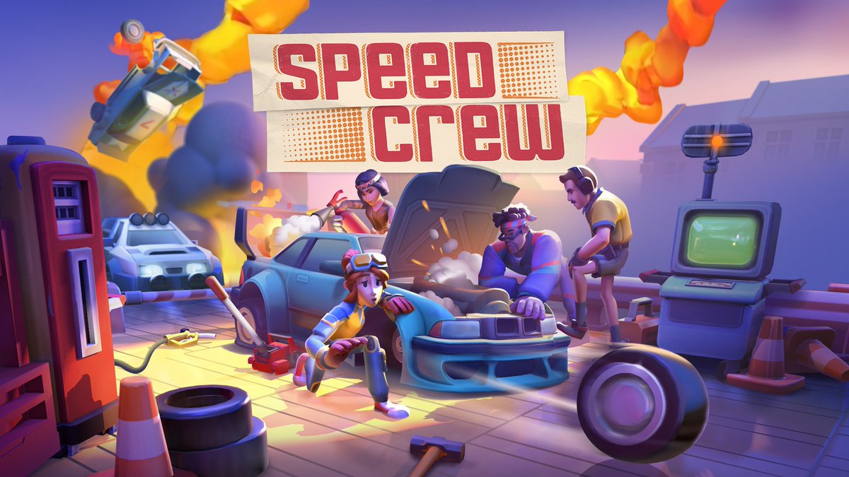 🎁جيفاواي ل 5 اشخاص للعبة 
⚜️Speed Crew⚜️
✅️تقيم اللعبة 8/10 

اللعبة تعاونية و تقدر تلعبها مع اخوياك و توصل إلى 4 لاعبين
و تشبه إلى حد كبير لعبة overcooked
اي شخص مهتم و يبي اللعبة يتواصل معي بالخاص 👍

اللعبة نسخه PS5 &amp; PS4 💙
بس سو ريتويت ✅️ عشان التغريده توصل إلى كل شخص