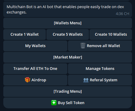 Multitradingbot's tweet photo. Want some more? Refer multiBot to your friends and earn 25% forever 🤩
🔥 Empower users to expand network and earn rewards with Referral feature. By issuing a referral link, #multiBot directs withdrawal requests to the first wallet
Try it now 👉https://t.co/KT56NOJmud
#zkSync https://t.co/kqSDak1Ayk
