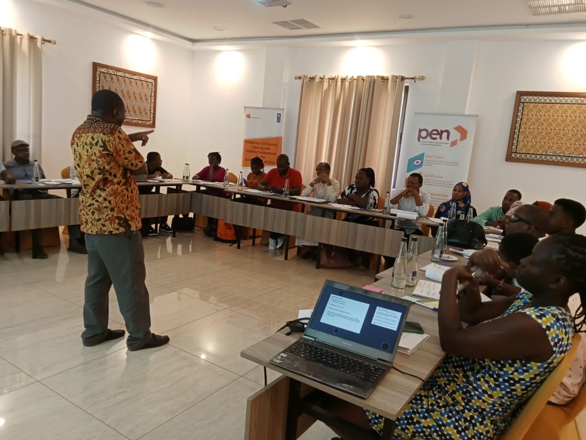 Day 2 of training Kwale CSO consortium on governance and resource mobilization.This activity seeks to strengthen the county CSOs' advocacy work.