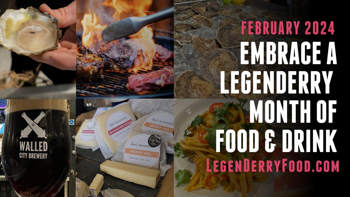 Love LegenDerry💕

It is time to embrace a #LegenDerry month of food & drink!

Celebrating the amazing local produce on our doorstep, the team @LegenDerryfood have created a mouth-watering programme of events!

👉bit.ly/47IS4cq

@DiscoverNI @WhatsonDS #MyGiantAdventure