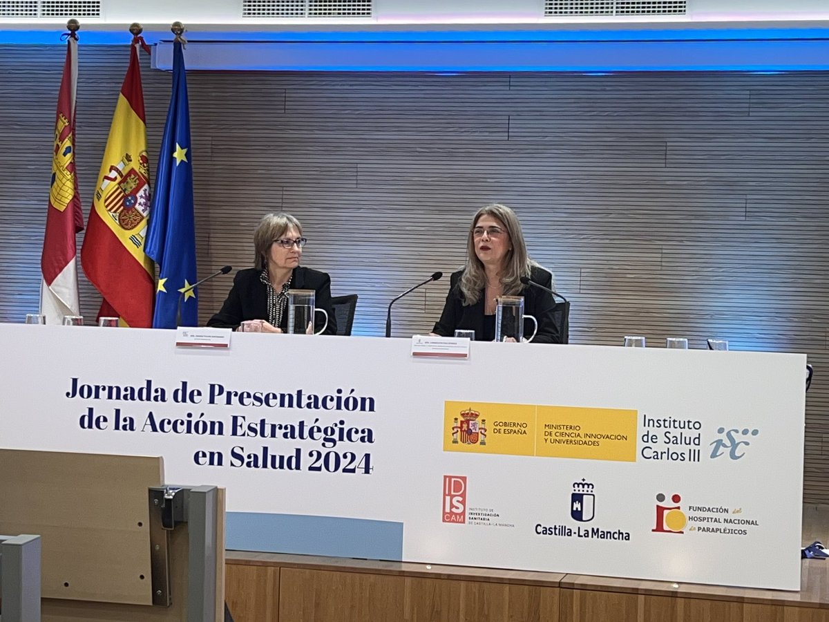 Presentación de la acción estratégica en salud 2024 del @SaludISCIII en @idiscam