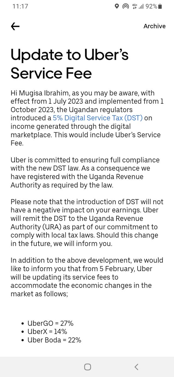 Fredmuthegheki's tweet photo. @URAuganda is this true.  Need clarification https://t.co/8OL4Q6HtlN
