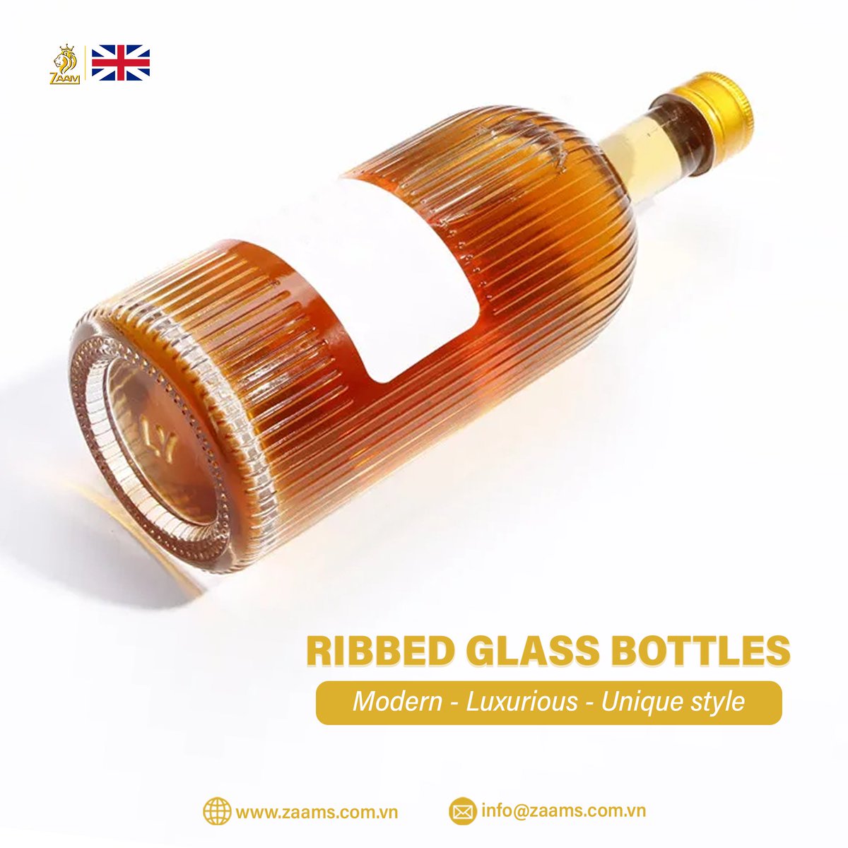 ⚡️DISCOVER THE LATEST TREND: RIBBED GLASS BOTTLES! Contact us today to discuss your unique packaging needs. 
📷zaams.com.vn 
#zaam #versatileelegance #glasscraft #glassartistry #SleekDesign #glassbottle #glasspackaging #glassjar #glassjarsupplier #packaging #bottle