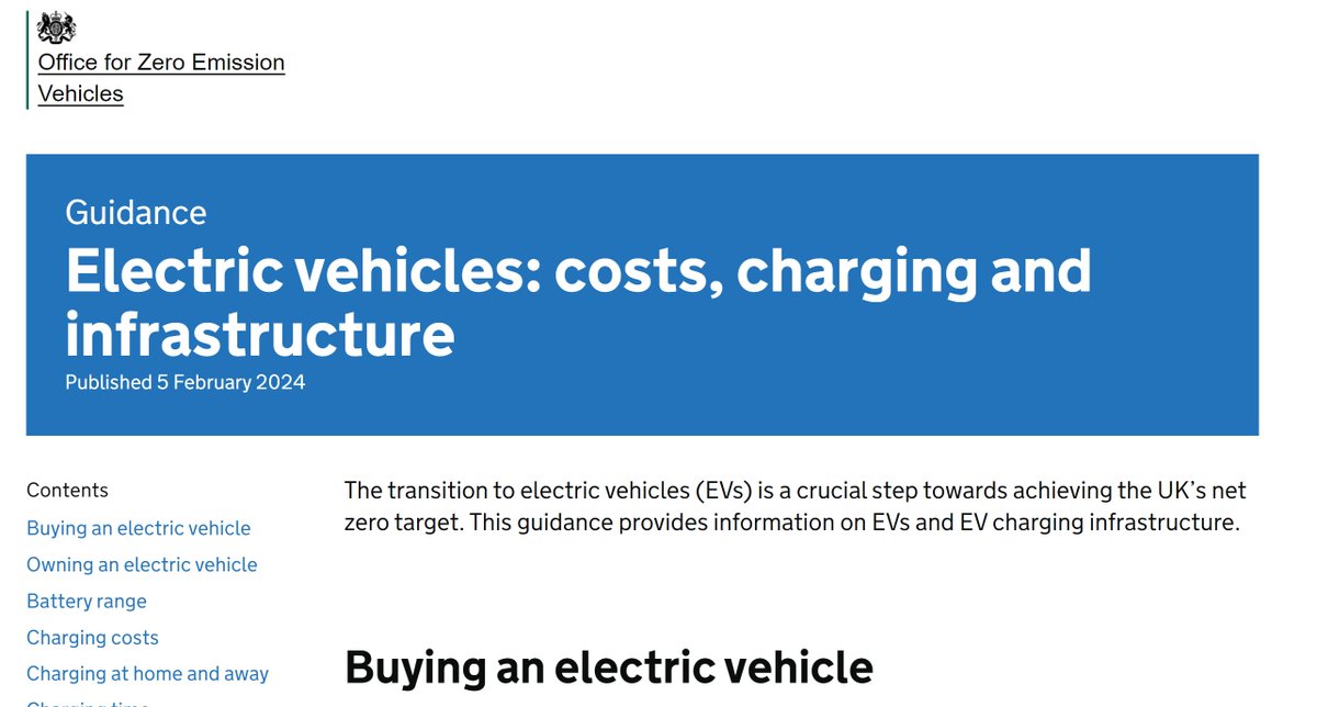 Guidance from @OZEVgovuk on #EV's published yesterday bit.ly/485qVk3 includes a few interesting comments on the alternatives to EV. With tacit support for #H2ICE, #eFuel - As we've said there's 'horses for courses' on the race to net zero. @Zemo_Org