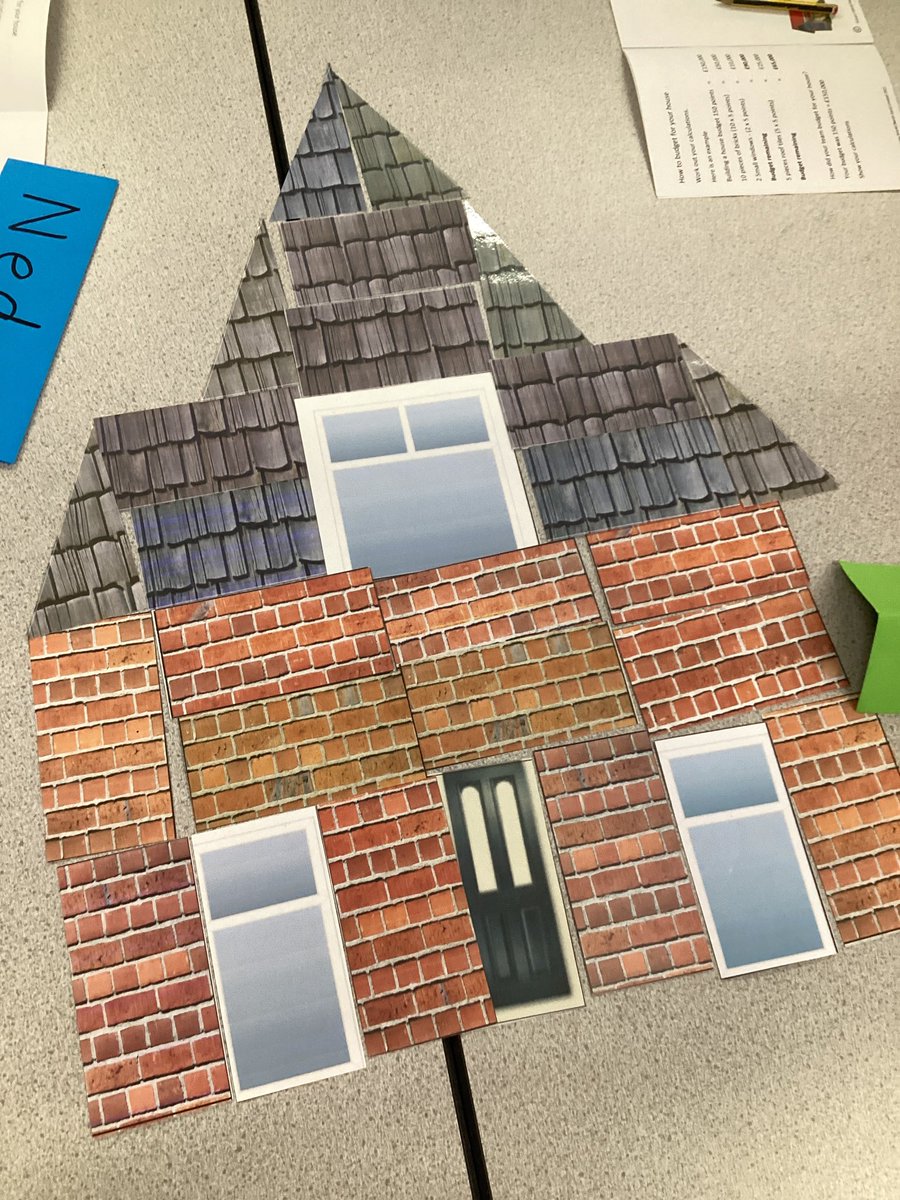 ArchibaldFirst's tweet photo. Class 8 are enjoying their enterprise workshop, we’re learning about budgets and our community! We’ve had a budget of money and could all build our own house. Look at how our houses have developed…! https://t.co/ccp1GYLvgZ
