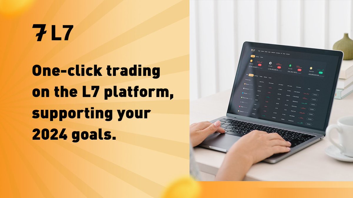 Have you set your goals for 2024 yet?🎯 
Use L7 to achieve your first goal of 2024!💪🚀
#NewYearGoals #L7Trading #AchieveYourDreams