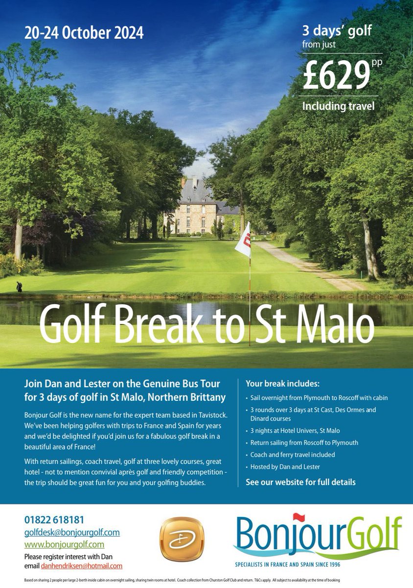 FANCY A “PROPER” BUS TOUR to 🇫🇷 
Email me to register an interest or for more details @ lester_barnes@hotmail.com