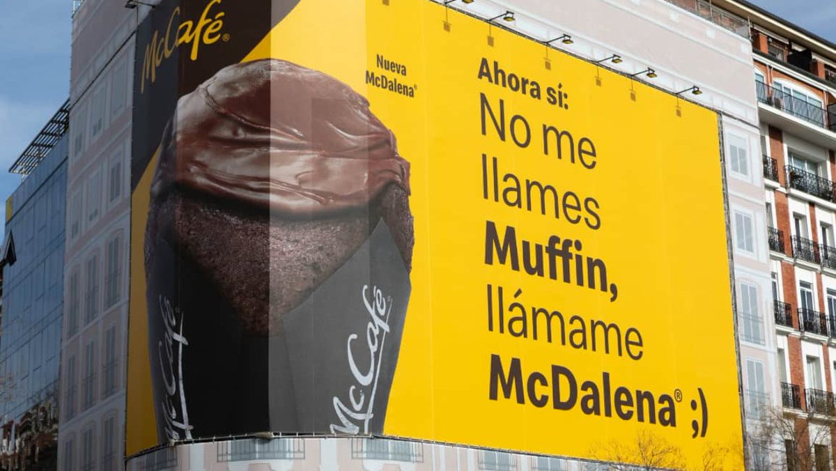 mkdirecto's tweet photo. "Adiós Muffin. Hola McDalenas": McDonald's zanja el debate y anuncia las McDalenas 
https://t.co/mnphDHl31b https://t.co/atpY9poUDW