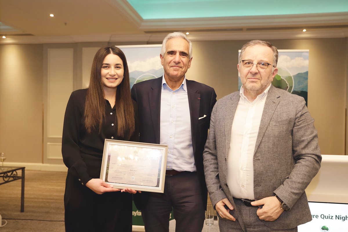 UNArmenia's tweet photo. ๐ #TeamUN won the Nature Quiz Night organized by @MyForestArmenia. 960 trees are planted on behalf of UN Armenia as a prize.
๐ณ For the past few years, the @UNArmenia has been involved in several nature-friendly projects, including planting 18,000 trees in the UN Forest in Lori. https://t.co/m94Vp0Vw7Y