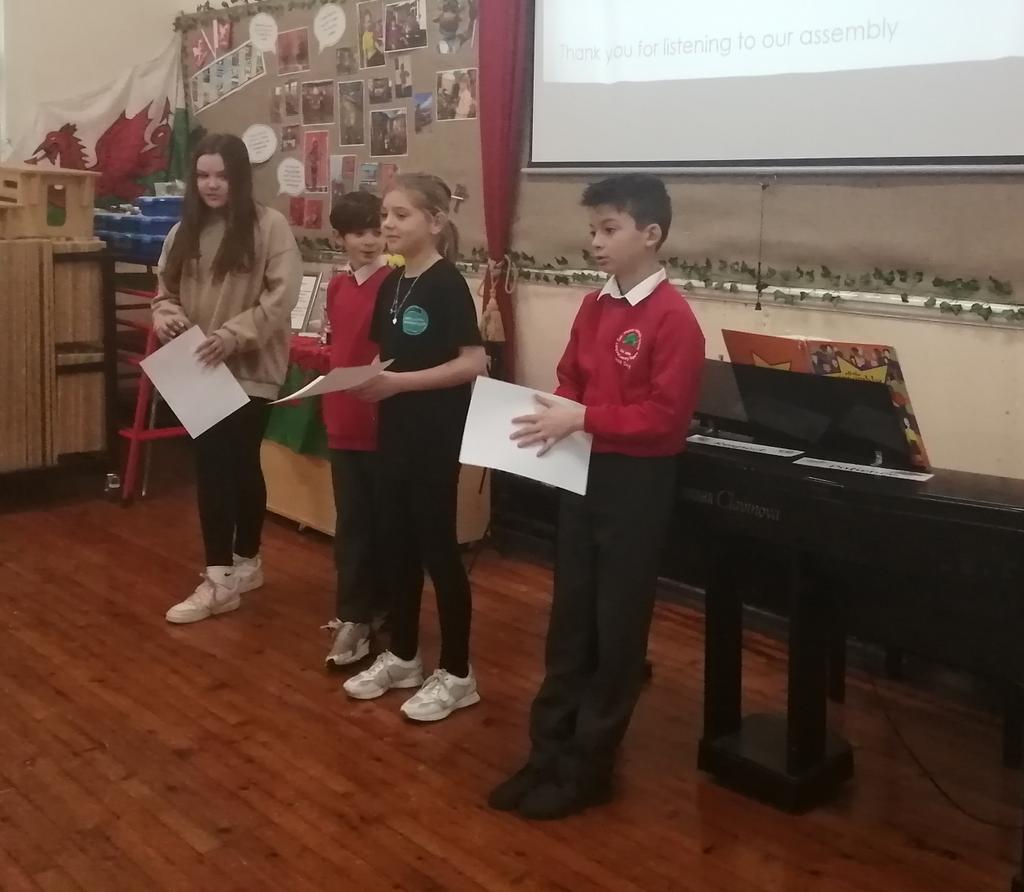 Our Bronze Young Ambassadors led an assembly along with their fellow Y6 Wellbeing and Sports Ambassadors to explain their new role and action plan to the rest of KS2. Lovely to see their enthusiasm, they are brimming with ideas! Da iawn pawb!  <a href="/CefnPrimary/">Cefn Fforest Primary</a> <a href="/sport_leisure/">CCBC Sport Caerphilly</a> <a href="/YACymru/">YA Cymru</a>