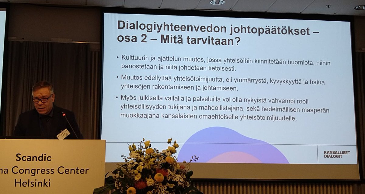 Yhteisöihin tulee kiinnittää huomiota. Kaikilla ei ole yhteisöjä, joihin kuulua.
<a href="/JuhaMajanen/">Juha Majanen</a>
<a href="/VMuutiset/">Valtiovarainministeriö | Finansministeriet</a>
#kansallisetdialogit
