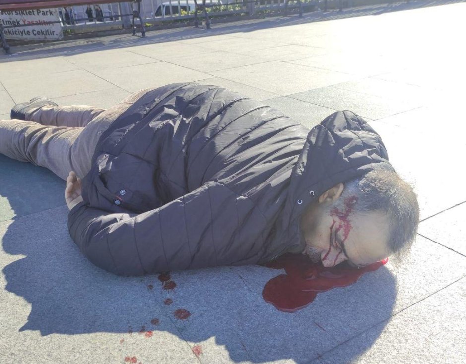 Çağlayan'daki terör saldırısını gerçekleştiren 2 DHKPC'li domuzun son hali.