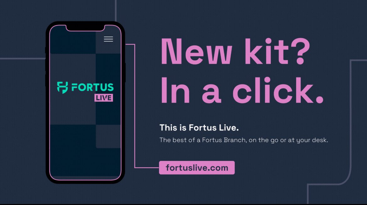 Our Fortus branches are nearby, but imagine a world where you had the power of our knowledge and access to our kit anytime, anywhere... 👀 Sign up to Fortus Live today and revolutionise the way you work! fortuslive.com 🤳 💻 #FutureSecure #FortusLive #WebApp