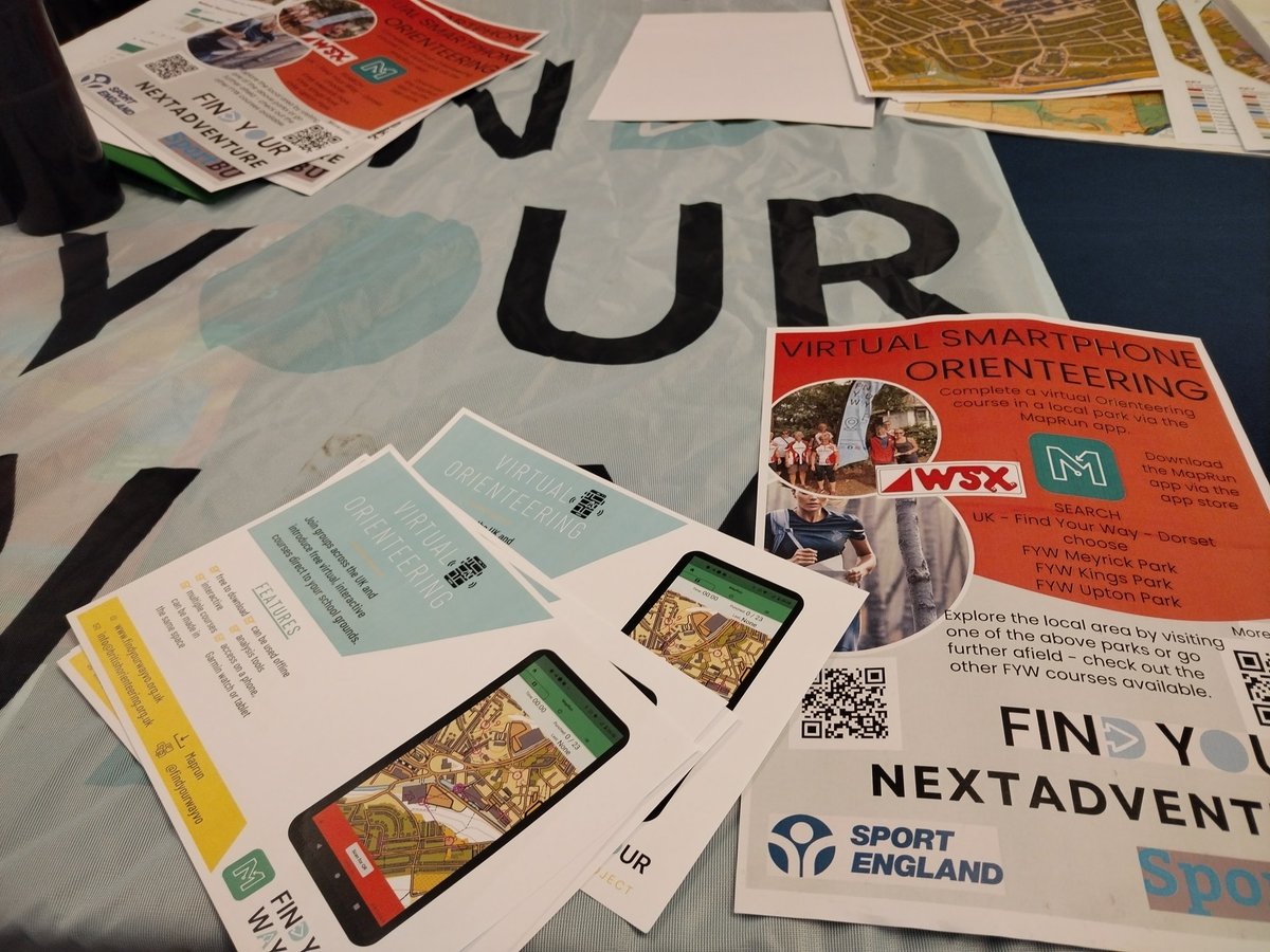 WessexOrienteer's tweet photo. Here at @SportBU Freshers Fair. Talking to students about MapRun @FindYourWayVO https://t.co/xNl5M3UvY9