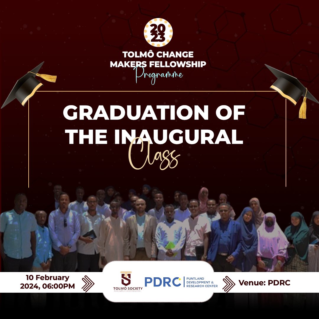 🎉 Congratulations to all the Fellows of the Tolmô Change Makers Fellowship Program for successfully completing the program! 

The 10th Feb 2024 will be a memorable evening filled with joy and recognition for our promising fellows! 🎓
