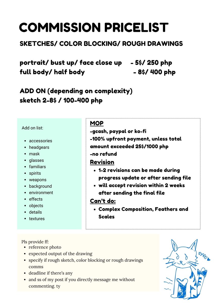 LuWel11's tweet photo. Hello, I'm opening commission slot for Feb
0/10 sketches
0/4 renders

i forgot the limit is 4 pages lmao
I'll comment the render price list

#art #ArtCommission #artmoots #ArtistOnTwitter #sketch #petcommission #drawing https://t.co/aPDzyye3uI