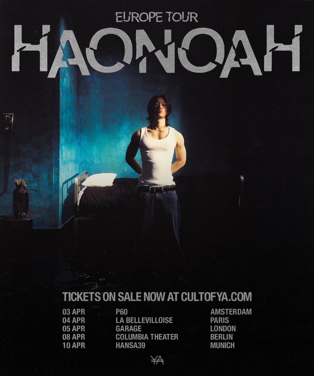 HAON 'HAONOAH' Europe Tour On sale now Tickets: CULTOFYA.COM @haonkim @cultofya #haon #haonoaheurope