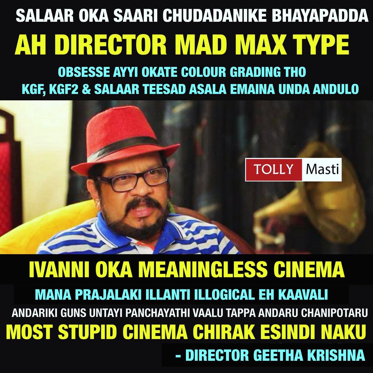 tollymasti's tweet photo. Director #Geethakrishna about Salaar !
#Salaar #Prabhas #SalaarEnglishOnNetflix #PrashanthNeel #ShrutiHaasan
Follow us 👉 @tollymasti https://t.co/iCPBatD3Am