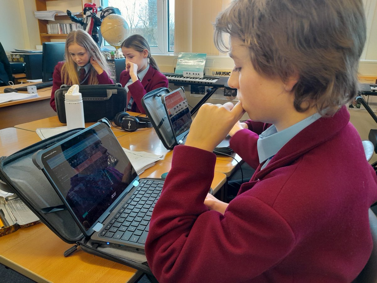 HCScot_Music's tweet photo. S1B were creating their own meditation tracks for Children's Mental Health Week using Bandlab on their chromebooks. #HamiltonCompassion #HamiltonInnovation #HamiltonConfidence #HamiltonGrace #HamiltonS1 https://t.co/3H9KdRA1gP