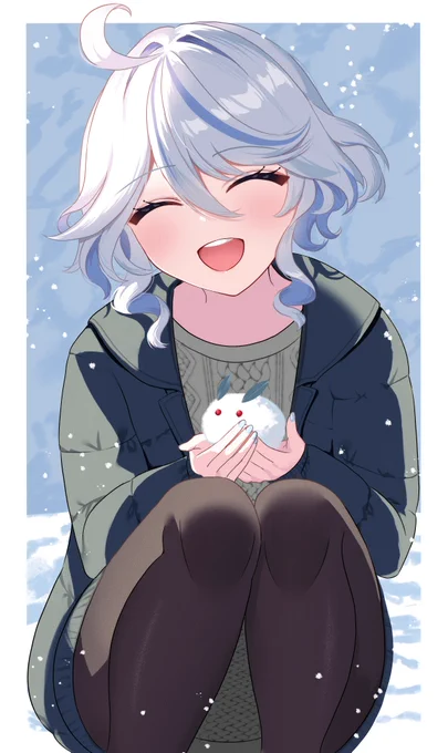 雪うさぎフリーナちゃん #原神 #フリーナ 