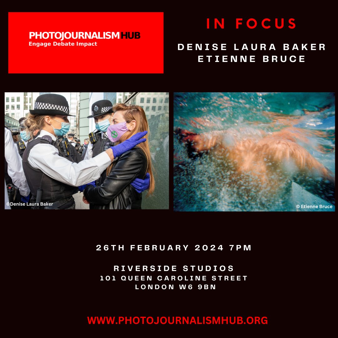We are delighted to present 'In Focus' <a href="/RiversideLondon/">Riverside Studios</a>  welcoming two great guest photographers #DeniseLauraBaker and <a href="/etiennebruce2/">Etienne Bruce</a> .  The event includes presentations, live interactive Q&amp;As and a social.
Join us on the 26th of February at 7 pm. 
shorturl.at/quvX7