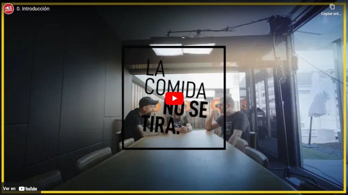 👨‍🍳Si tienes un negocio de hostelería no te pierdas los vídeos de formación de Edorta Lamo <a href="/ARREA_Kanpezu/">ARREA!</a>, Zuriñe García <a href="/PCBHotel/">Puente Colgante Boutique Hotel</a> y Javi Rivero #AmaTaberna para reducir el desperdicio de alimentos. @EkoGarapena <a href="/zerodespilfarro/">elika.zerodespilfarro</a> #lacomidanosetira
youtu.be/DDbjnRMiyK4