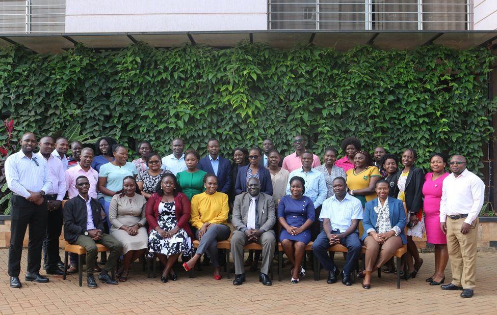 The 5th Cohort of FETP-Intermediate trainees kicks off their 9-month modular training at Source of the Nile, Hotel Namanve