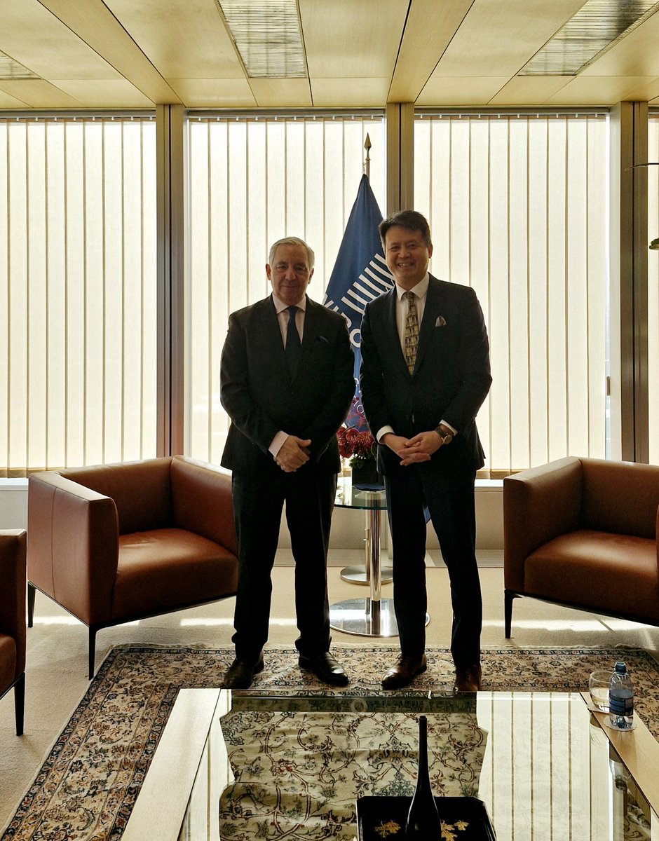 Thanks DG @WIPO Darren Tang for your leadership and our work together these years in Geneva. The role of @WIPO is essential to promote innovation to face global challenges, like climate change. 🇦🇷 always ready to contribute with our science & innovation in many sectors.