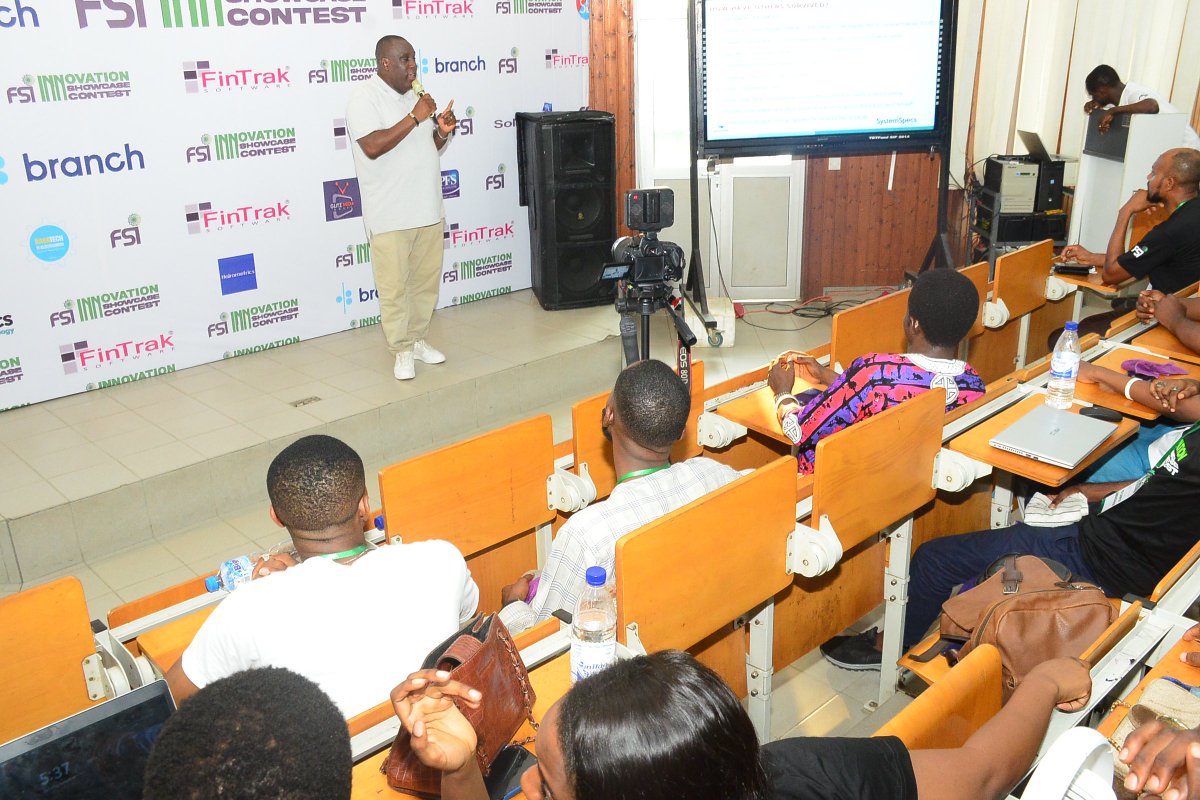 Recap of a momentous occasion: Mr. Ademola Igbalajobi, Managing Director of SystemSpecs Technology Services Limited (STSL), graced the inaugural Innovation Showcase Contest with his presence, leaving an indelible mark with his visionary insights.