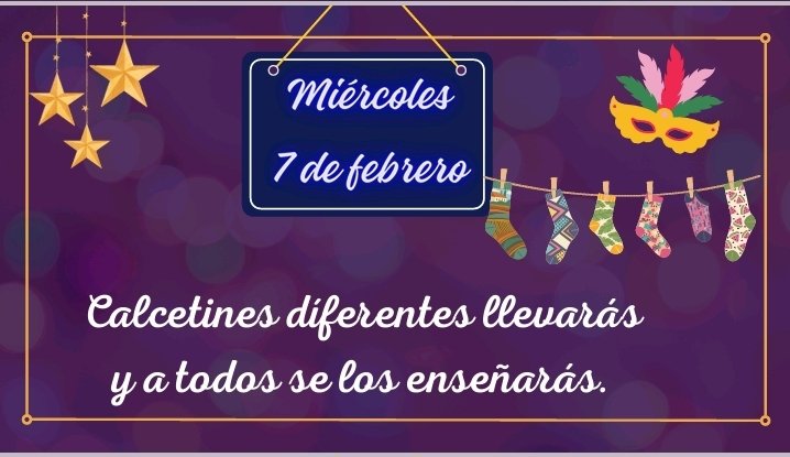 El miércoles, no te olvides...
#Carnaval2024