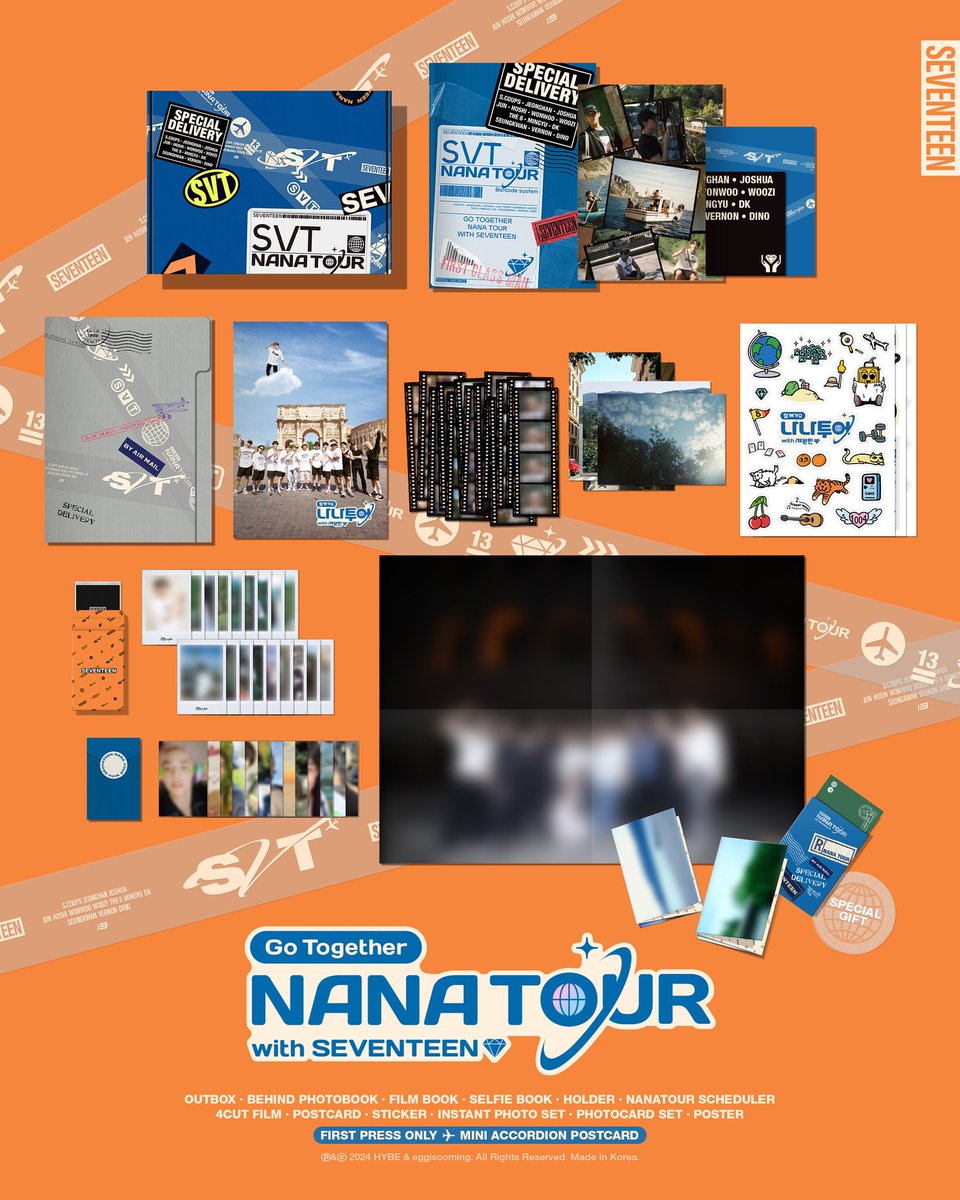 SEVENTEEN セブチ
【NANA TOUR MOMENT PACKAGE】
共同購入したい、、、って方いらっしゃいますか??買うか迷ってます!
