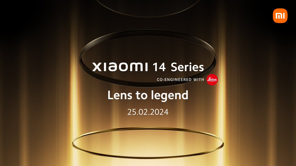 gsmchinacom's tweet photo. Xiaomi 14 series is officially launched on February 25. Are you ready for Xiaomi 14 and Xiaomi 14 Ultra? https://t.co/EYCh71W1FV