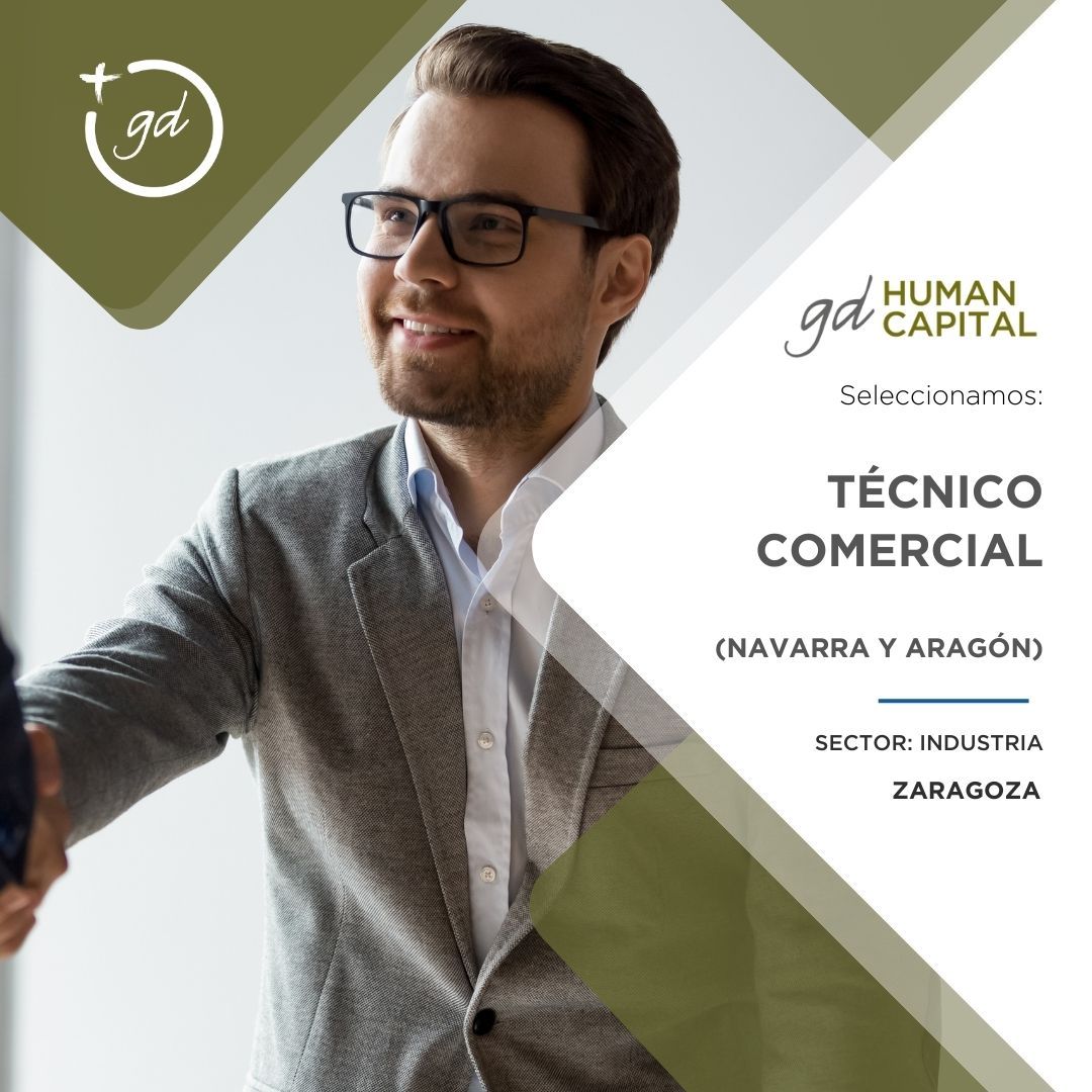 🔎 Buscamos y Seleccionamos un/a TÉCNICO COMERCIAL (Navarra y Aragón) del sector industrial.

Para más información e inscripciones ⏩ zurl.co/Nc5A 

📍 Zaragoza

#Empleo #OportunidadLaboral #jobs #Pamplona #Navarra #Zaragoza