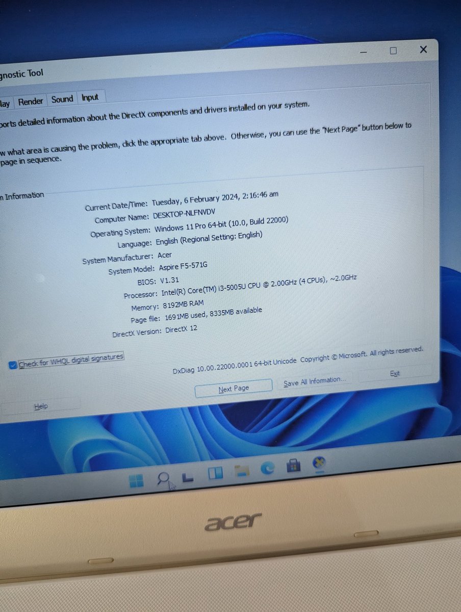 KwabsGroups's tweet photo. Kwabs Digital
The White Angel
Acer Aspire (Budget Gaming)
Core i3 8gig Ram 500HDD speed 2.2~2.5. Nvidia GeForce 920 2gig Dedicated.
15", Strong battery 🔋, very neat, USB 3.0, Windows 11,
¢2000
Kindly repost
0240418185 https://t.co/ByrPdqFLmH