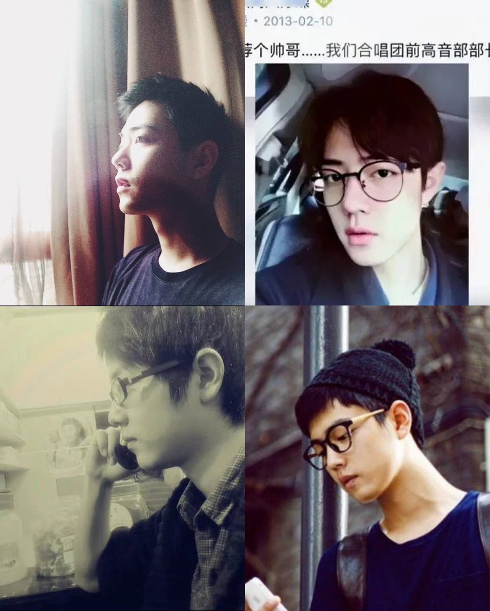 xzmelons's tweet photo. Some #XiaoZhan’s photos when he was just a college student living common life, it was years before to join and debut into entertainment world. Born handsome! https://t.co/s3g3DMlM0Y