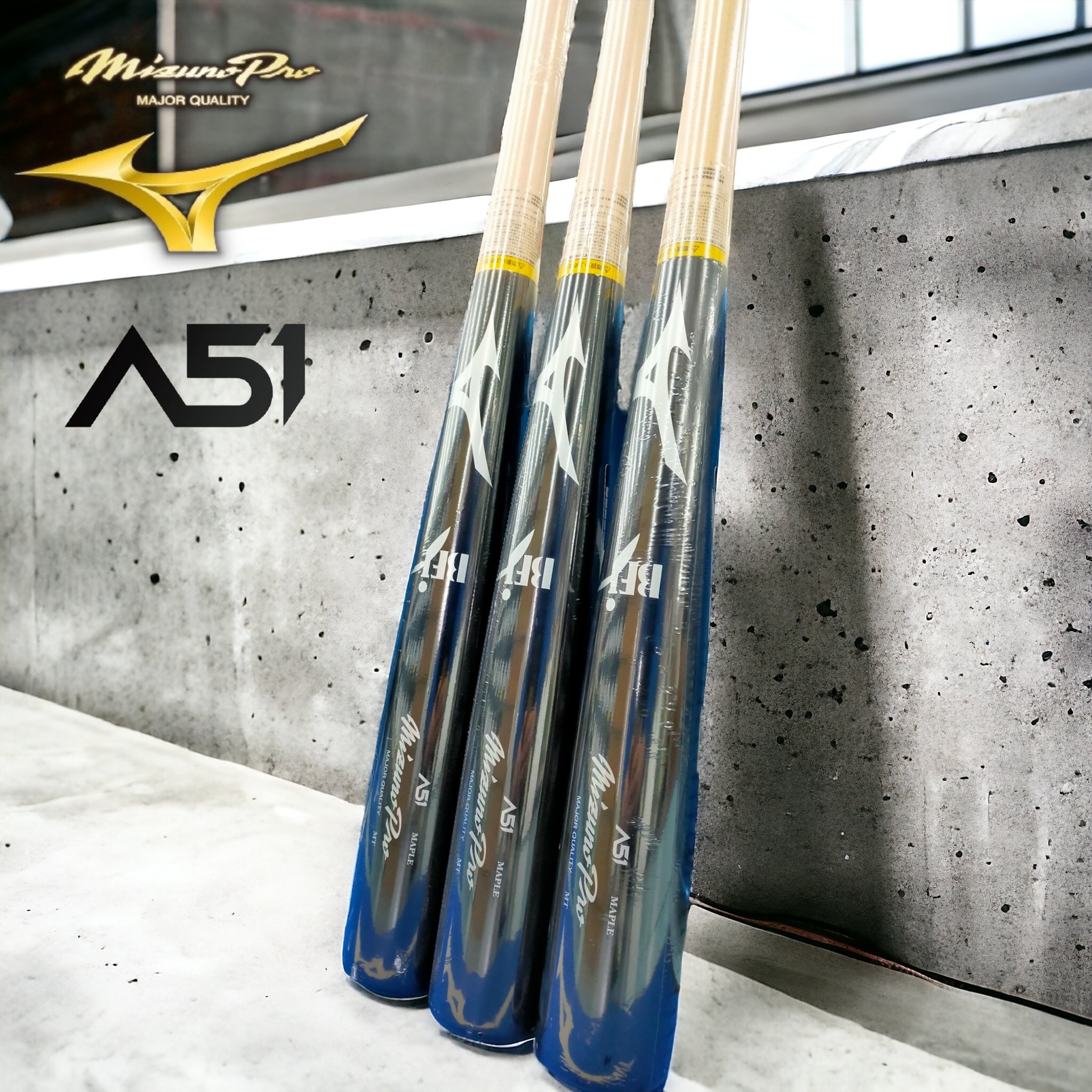 ミズノプロ A51 限定 硬式木製バット(第二弾はイチロー氏監修の ミズノプロ A51 限定 硬式木製バット(第二弾はイチロー氏監修の