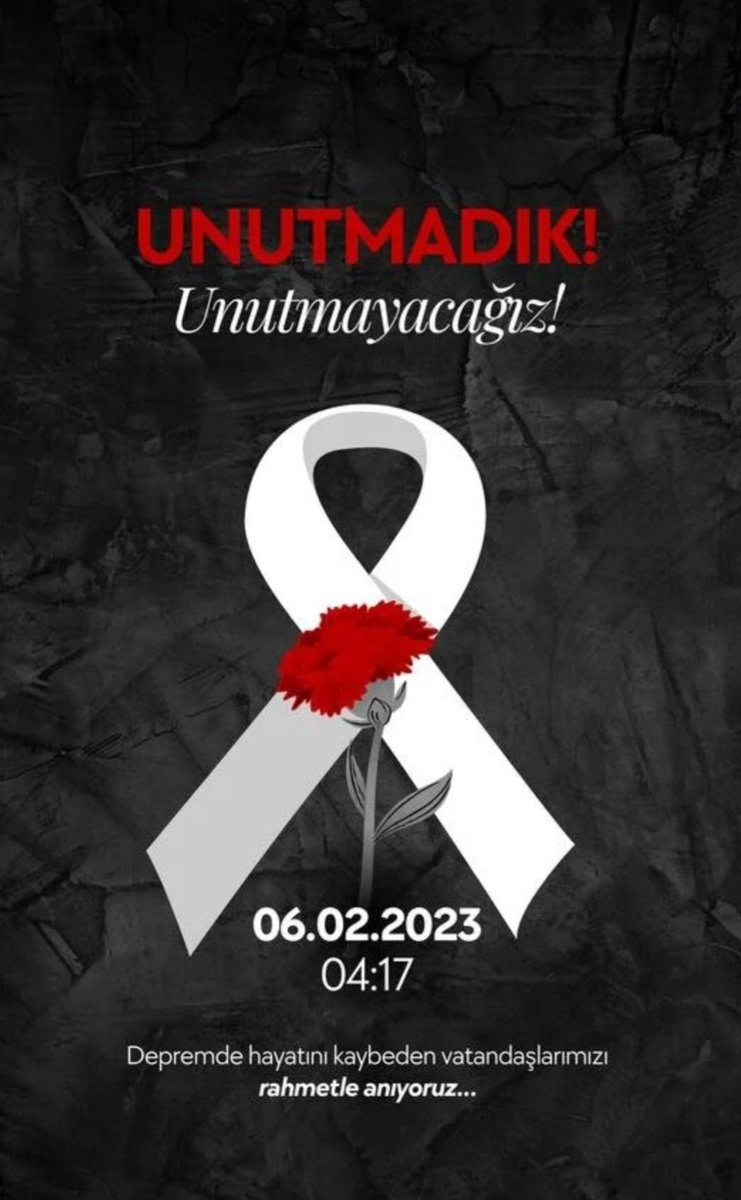 Unutmadık, unutmayacağız ..

Asrın felaketinin yıl dönümünde hayatını kaybeden deprem şehitlerimizi saygı ve minnetle anıyorum.

Rabbim bir daha Aziz milletimize böyle felaketler yaşatmasın.