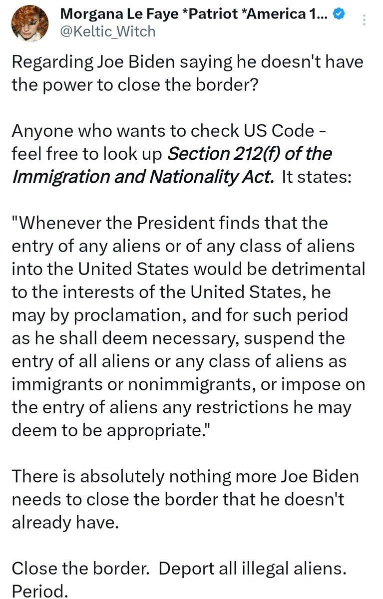 @POTUS is a liar. He has the power already to shut the border down. Call him out!