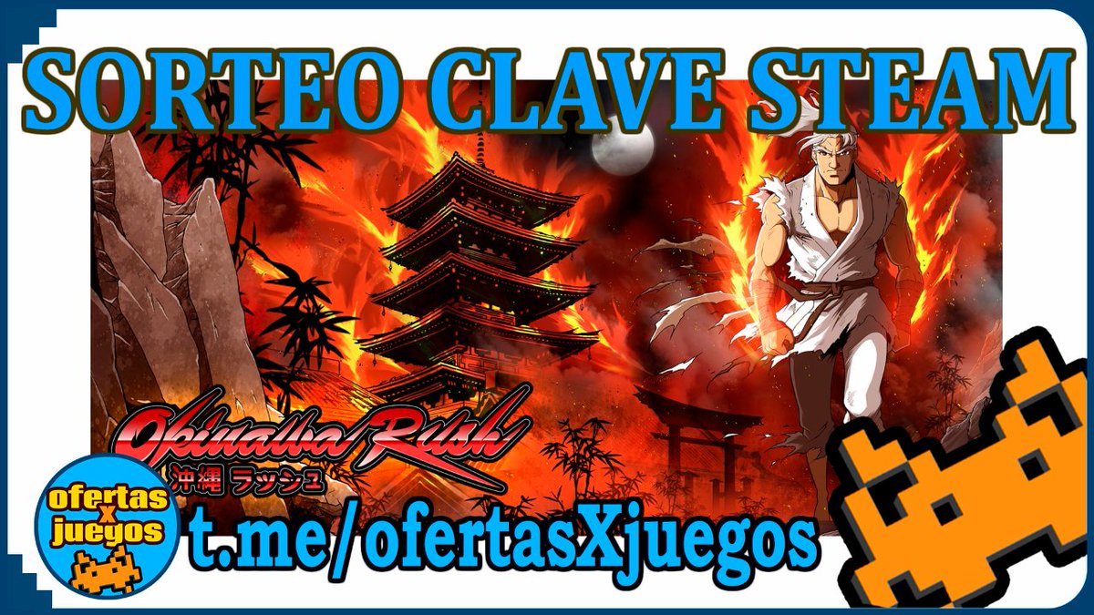 ofertasXjuegos's tweet photo. GRATIS UNA CLAVE DE STEAM de Okinawa Rush 

para una de las personas que nos siga a @SteveFusionX y @ofertasXjuegos 

y haga RT a este tuit

Thanks Steve for the Key 🫶 #indiegames https://t.co/9yJCU08clp