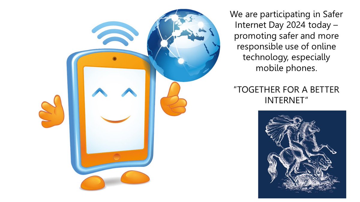Today is #SaferInternetDay and there are talks from the police going on for pupils from year 5 to year 10