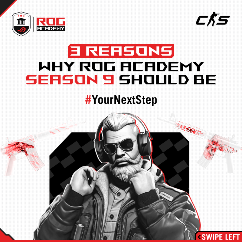 ASUS_ROG_IN's tweet photo. Take #YourNextStep, Register Today for ROG Academy Season 9.
Click below to register now.

#ROGIndia #ROGAcademy