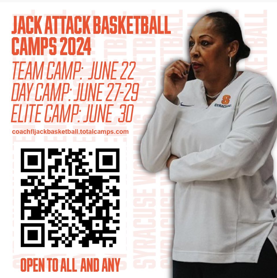 It’s that time of year! Registration for Jack Attack Camps! Use the QR Code listed on the graphic below, or the website that is also listed below. We look forward to seeing you! Let’s have some fun! #GoOrange #AllOnDeck #RiseAs1