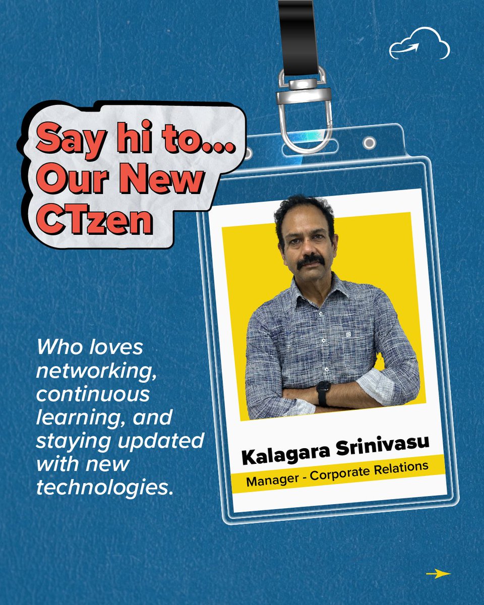 cloudthat's tweet photo. Welcoming our new joiners Kalagara Srinivasu & Gurushree Bhatt U! Let's work together to do our best and achieve success. Join us on this journey towards a bright future!
#CTzen #CloudThat #employee #journey #newjoinee #newbeginnings #TeamSpirit #FreshStart #WelcomeToTheTeam #HRecruiter