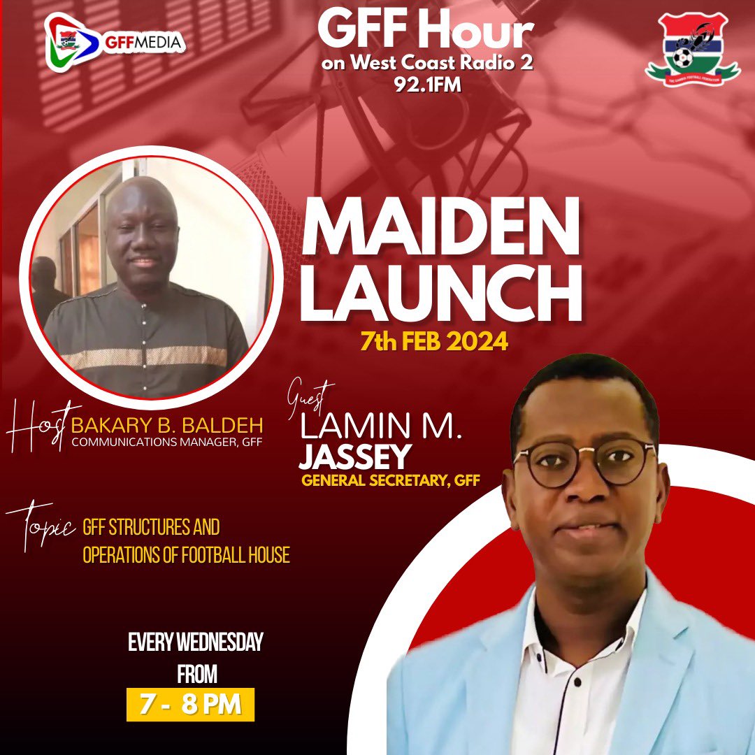 GFF Hour Maiden Launch 🚀 Live on West Coast Radio 2, 92.1FM. Don’t Miss it!✅