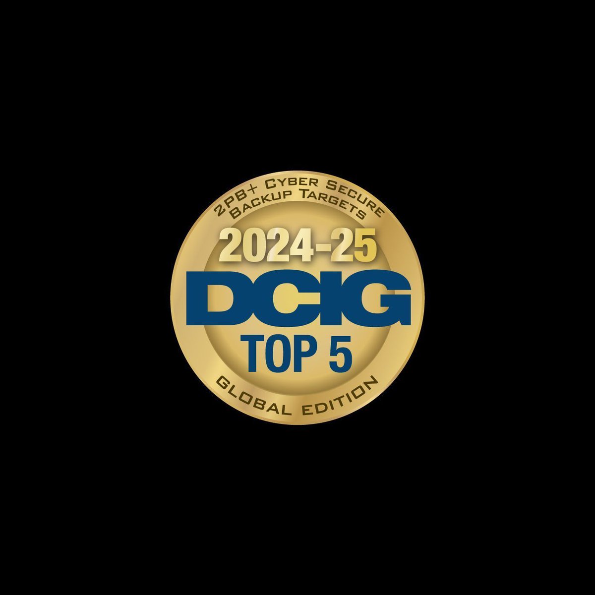 #PressRelease - ExaGrid's EX189 has been recognized as a TOP 5 backup target in the new '2024-25 DCIG TOP 5 2PB+ Cyber Secure Backup Target Global Edition Report' due it its unique scale-out architecture and its comprehensive security features. Read more: buff.ly/4bp8olD