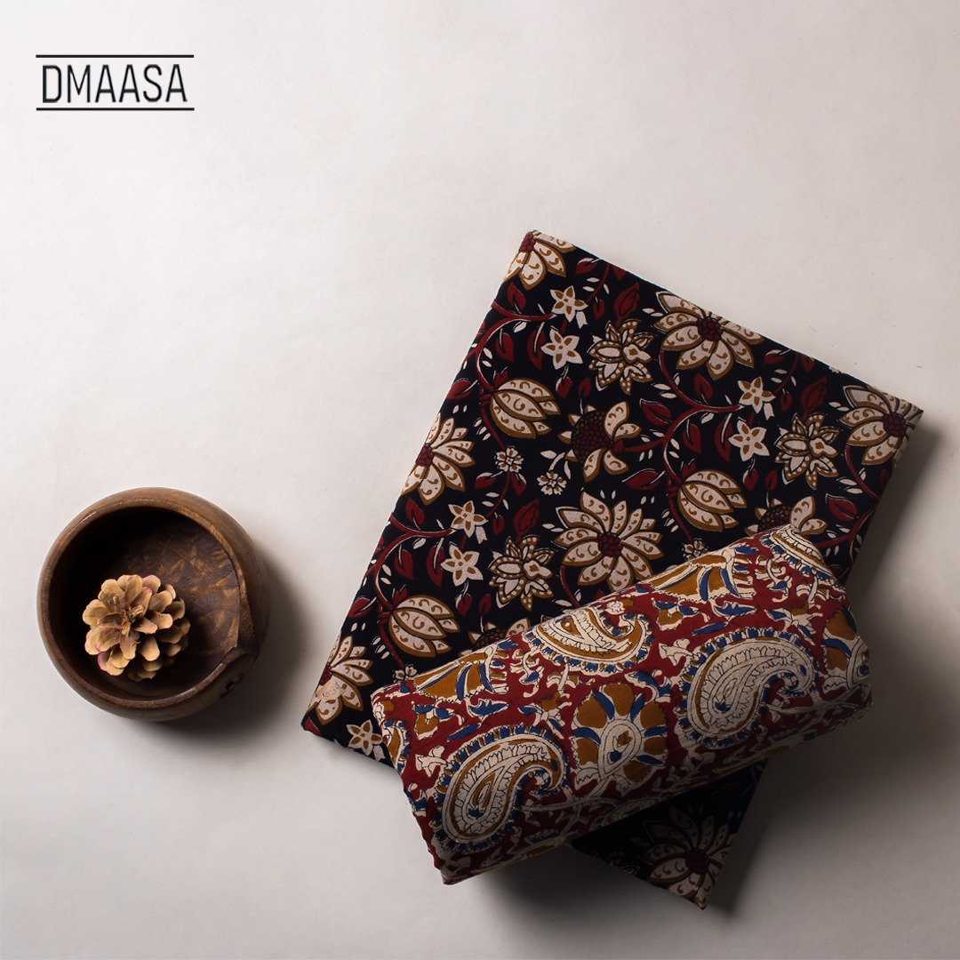 Take pride in your fashion sense, infuse each block with personality, and give each print your own unique style while honouring the rich legacy of Bagru.
#dmaasa #dmaasain #dmaasaprints #fabrics #handblockprintedfabric #homedecor #homefurnishings #softcotton #bagruprintfabric